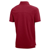 Men's Nike Heathered Crimson Alabama Tide 2022 Coach Performance Polo