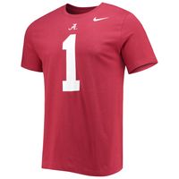 Men's Nike Jameson Williams Crimson Alabama Tide 2022 NFL Draft Name & Number T-Shirt