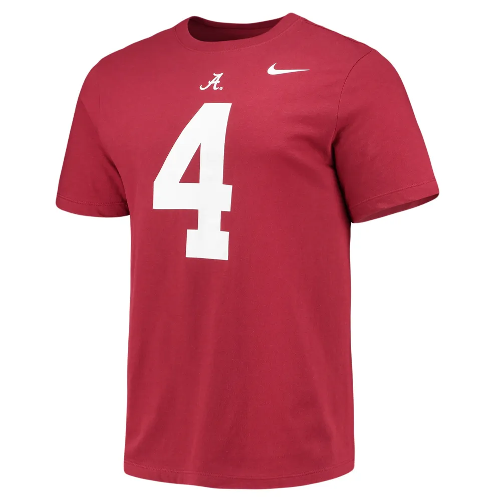 T-shirt Nike Jerry Jeudy Crimson Alabama Tide Alumni Name & Number pour homme