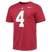 Men's Nike Jerry Jeudy Crimson Alabama Tide Alumni Name & Number T-Shirt