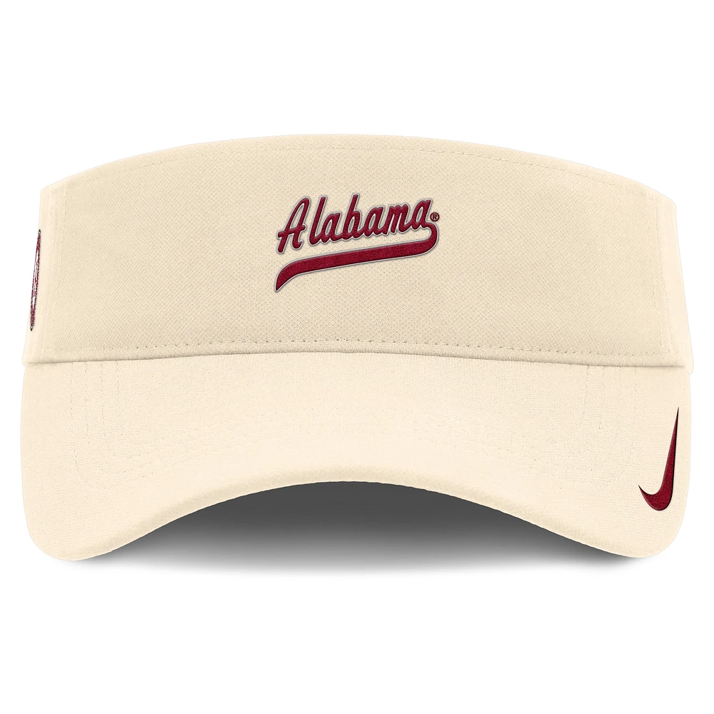 Visière ajustable Nike Natural Alabama Crimson Tide Primetime Ace pour homme