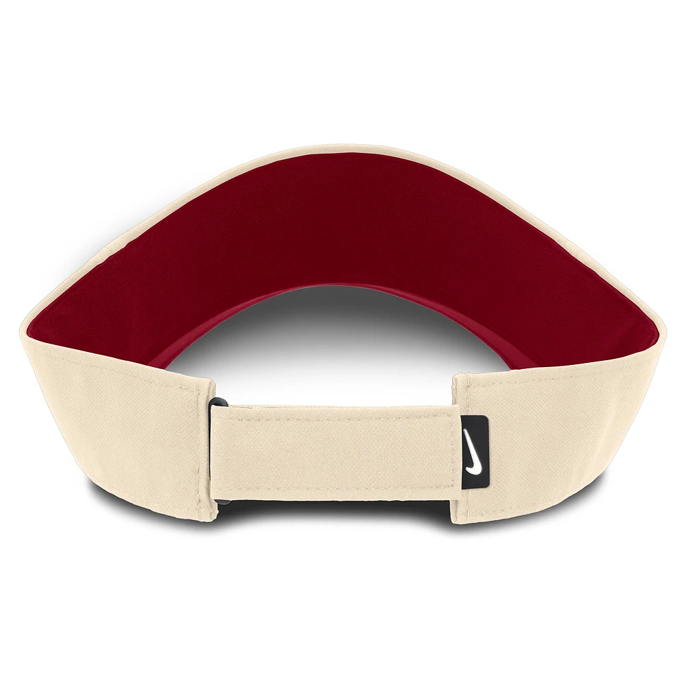 Visière ajustable Nike Natural Alabama Crimson Tide Primetime Ace pour homme