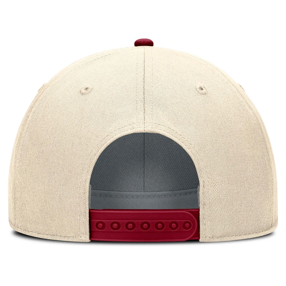 Casquette ajustable Nike Natural Alabama Crimson Tide Primetime Rise pour homme