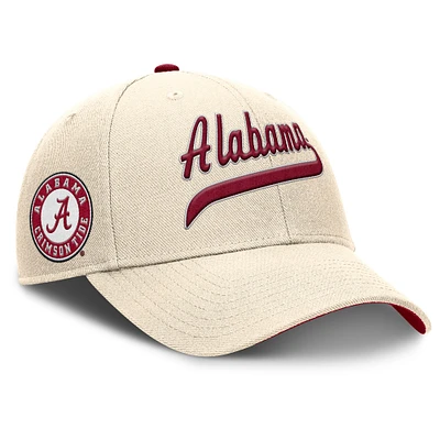 Casquette ajustable Nike Natural Alabama Crimson Tide Primetime Rise pour homme