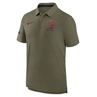 Men's Nike Olive Alabama Crimson Tide 2024 Military Appreciation Tour Performance Polo