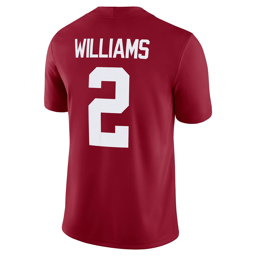 Maillot de football Nike Ryan Williams Crimson Alabama Tide NIL pour homme