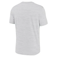 T-shirt Nike Alabama Crimson Tide Campus Slant Velocity Performance pour homme Blanc