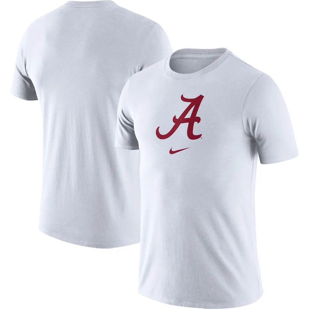 T-shirt Nike Alabama Crimson Tide Essential Logo pour homme, blanc