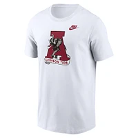 T-shirt Nike blanc avec logo alternatif Alabama Crimson Tide Legacy pour homme