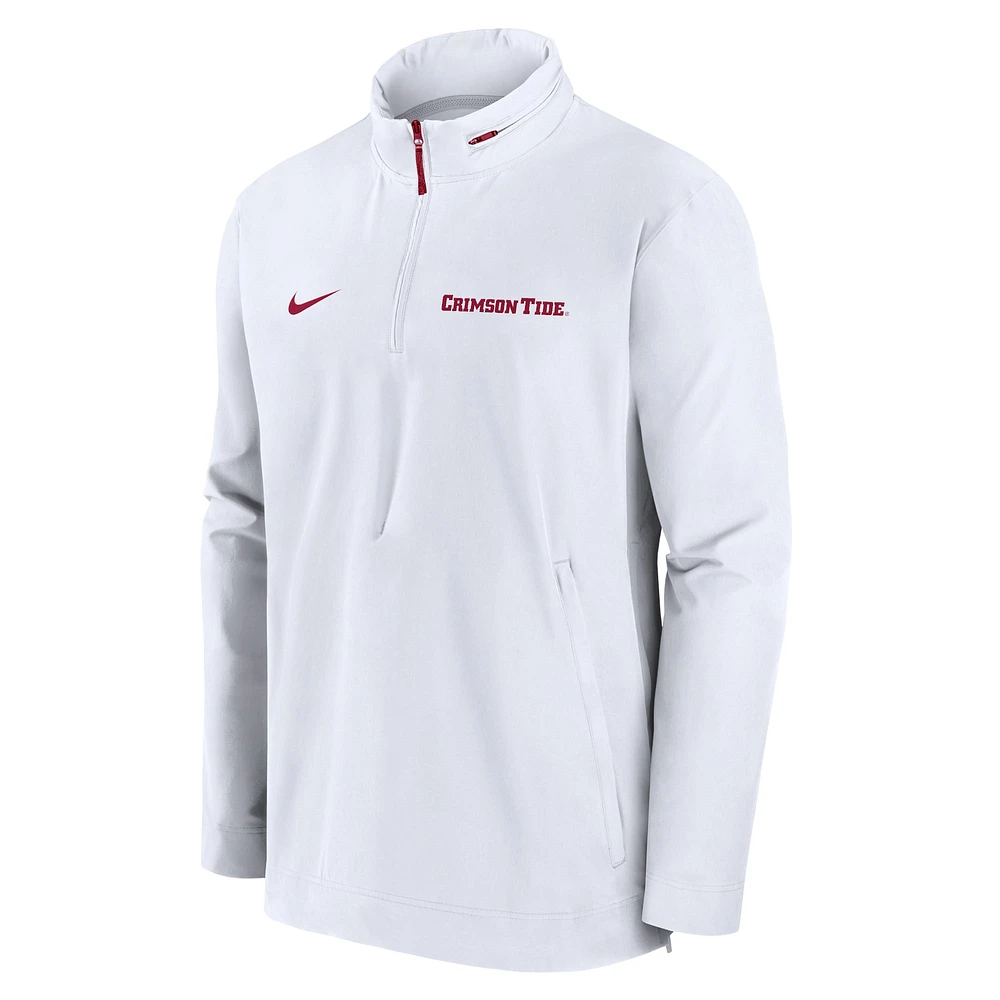 Men's Nike Alabama Crimson Tide Sideline Coaches Quarter-Zip Jacket