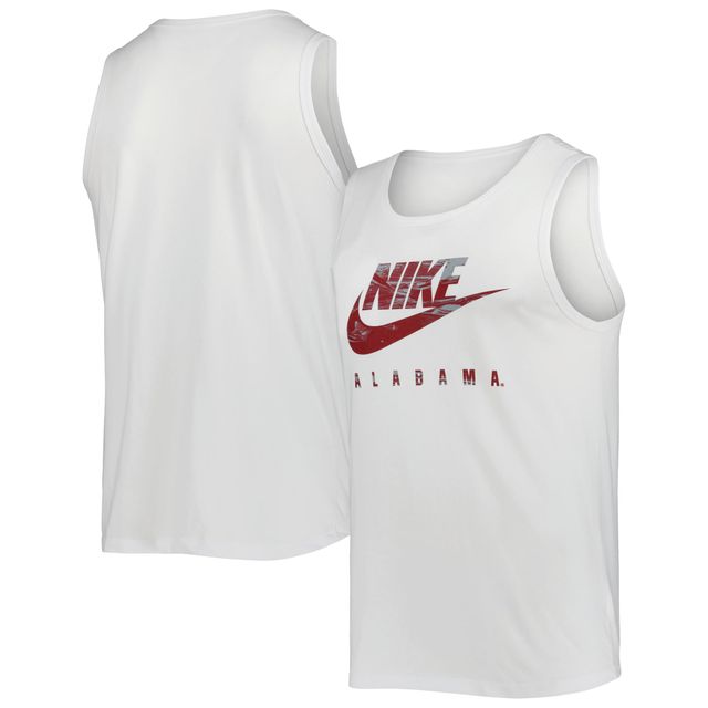 Débardeur Nike Alabama Crimson Tide Spring Break Futura Performance pour Homme - Blanc