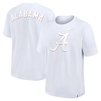 T-shirt Nike Alabama Crimson Tide Statement 2-Hit Max90 pour homme, blanc