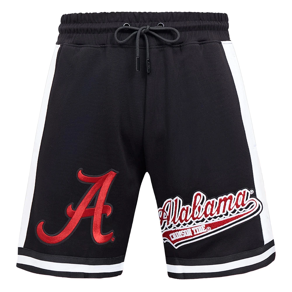 Men's Pro Standard Black Alabama Crimson Tide Script Tail DK 2.0 Shorts