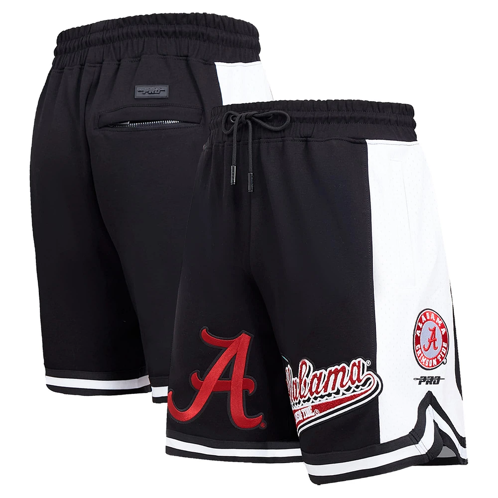 Men's Pro Standard Black Alabama Crimson Tide Script Tail DK 2.0 Shorts