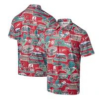 Polo Reyn Spooner Crimson Alabama Tide pour homme