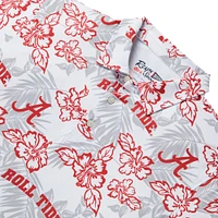 Polo de performance Reyn Spooner blanc Alabama Crimson Tide pour hommes