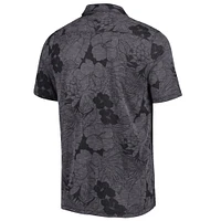 Polo Tommy Bahama Charcoal Alabama Crimson Tide Miramar Blooms pour hommes