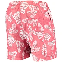 Short de bain Tommy Bahama Crimson Alabama Tide Naples Parrot Paradise pour homme