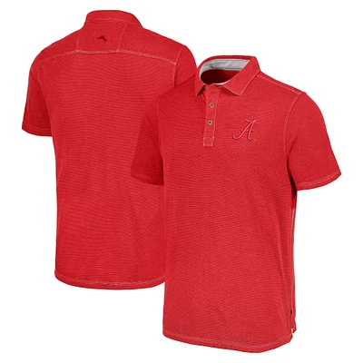 Polo Tommy Bahama Crimson Alabama Tide Paradiso Cove pour hommes