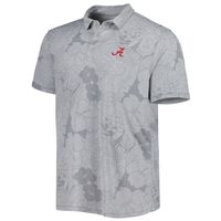 Men's Tommy Bahama Gray Alabama Crimson Tide Miramar Blooms Polo