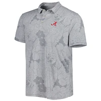 Men's Tommy Bahama Gray Alabama Crimson Tide Miramar Blooms Polo