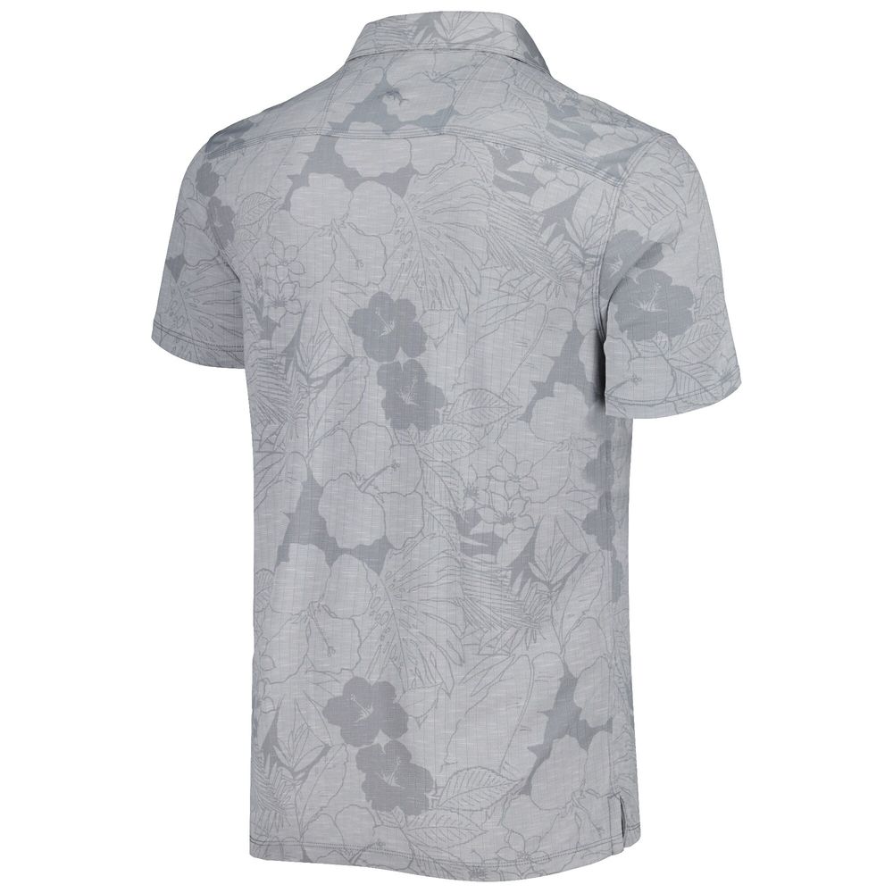 Men's Tommy Bahama Gray Alabama Crimson Tide Miramar Blooms Polo