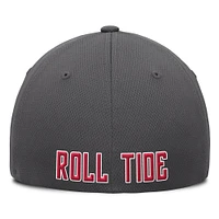 Men's Top of the World  Charcoal Alabama Crimson Tide Reflex Logo Flex Hat