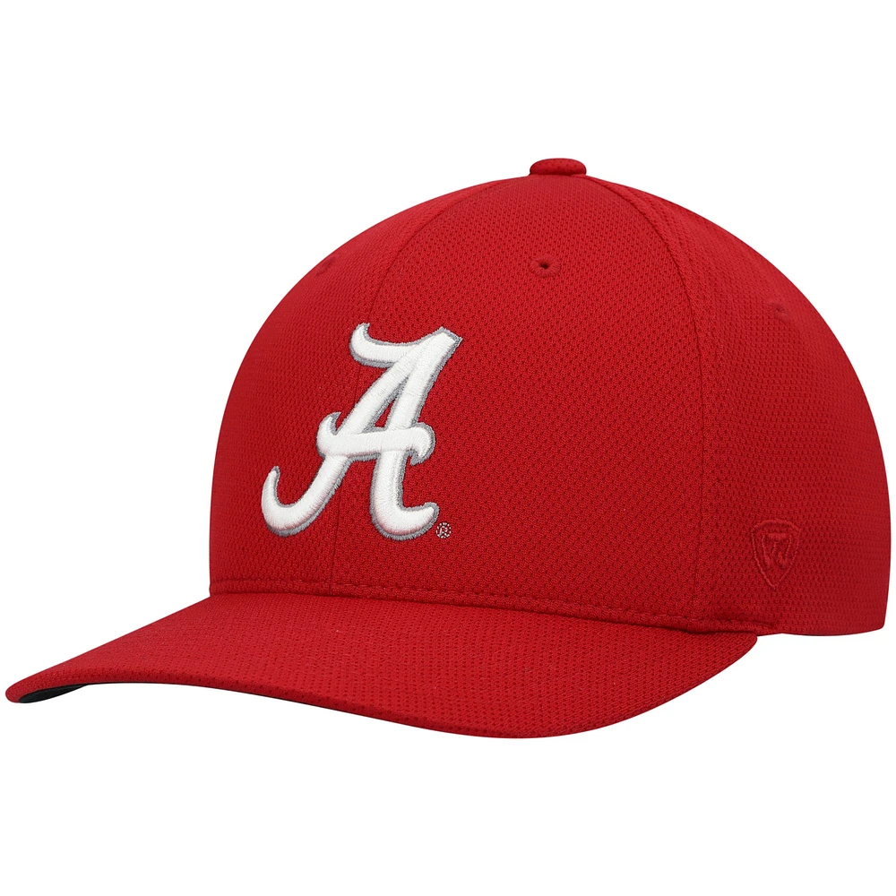 Casquette flexible avec logo Top of the World Crimson Alabama Tide Reflex pour hommes