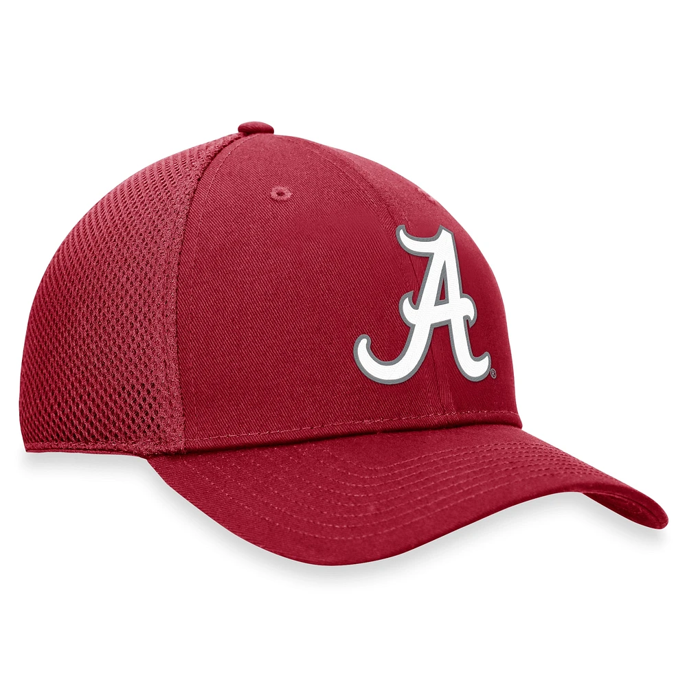 Men's Top of the World Crimson Alabama Tide Spacer Flex Hat