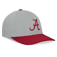 Casquette Mick Flex Top of the World pour homme, gris/cardinal, Alabama Crimson Tide