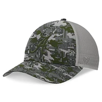 Casquette ajustable camouflage Top of the World pour hommes, gris, Alabama Crimson Tide OHT, engagement militaire d'appréciation