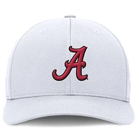 Men's Top of the World  White Alabama Crimson Tide Reflex Logo Flex Hat