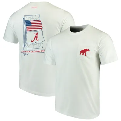 Alabama Crimson Tide Allegiance Comfort Colors T-Shirt - White