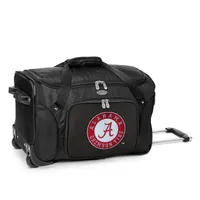 Alabama Crimson Tide MOJO 22" 2-Wheeled Duffel Bag - Black