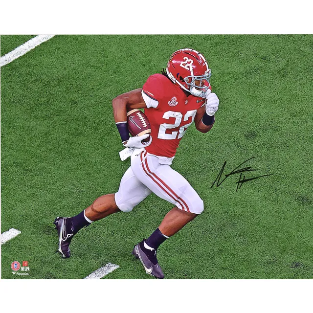 Lids Najee Harris Alabama Crimson Tide Fanatics Authentic Autographed 16' x  20' Crimson Jersey Running Photograph