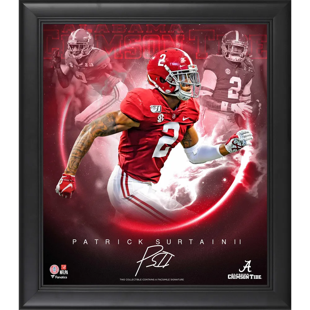 Lids Patrick Surtain II Alabama Crimson Tide Fanatics Authentic Facsimile  Signature Framed 15 x 17 Stars of the Game Collage