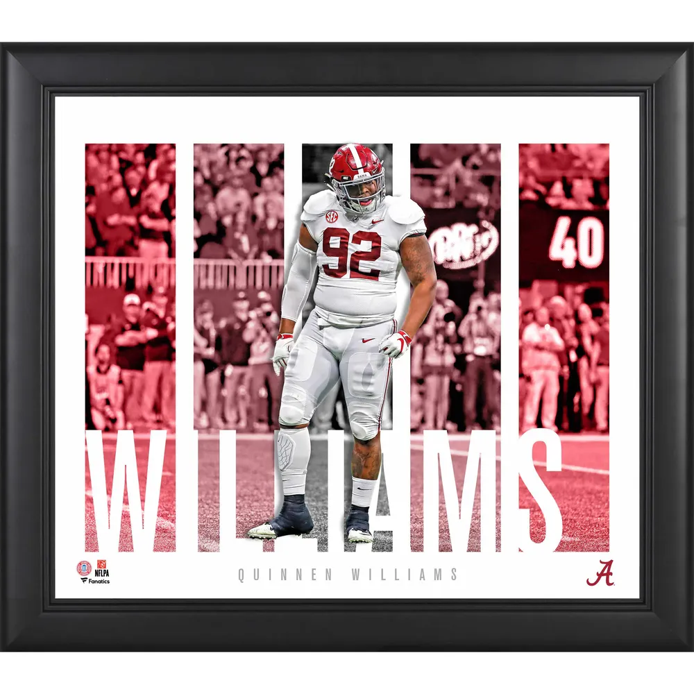 Quinnen Williams New York Jets Framed 10.5 x 13 Sublimated Player Plaque