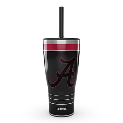 Tervis Alabama Marée pourpre 30oz. Gobelet de jeu de nuit avec paille