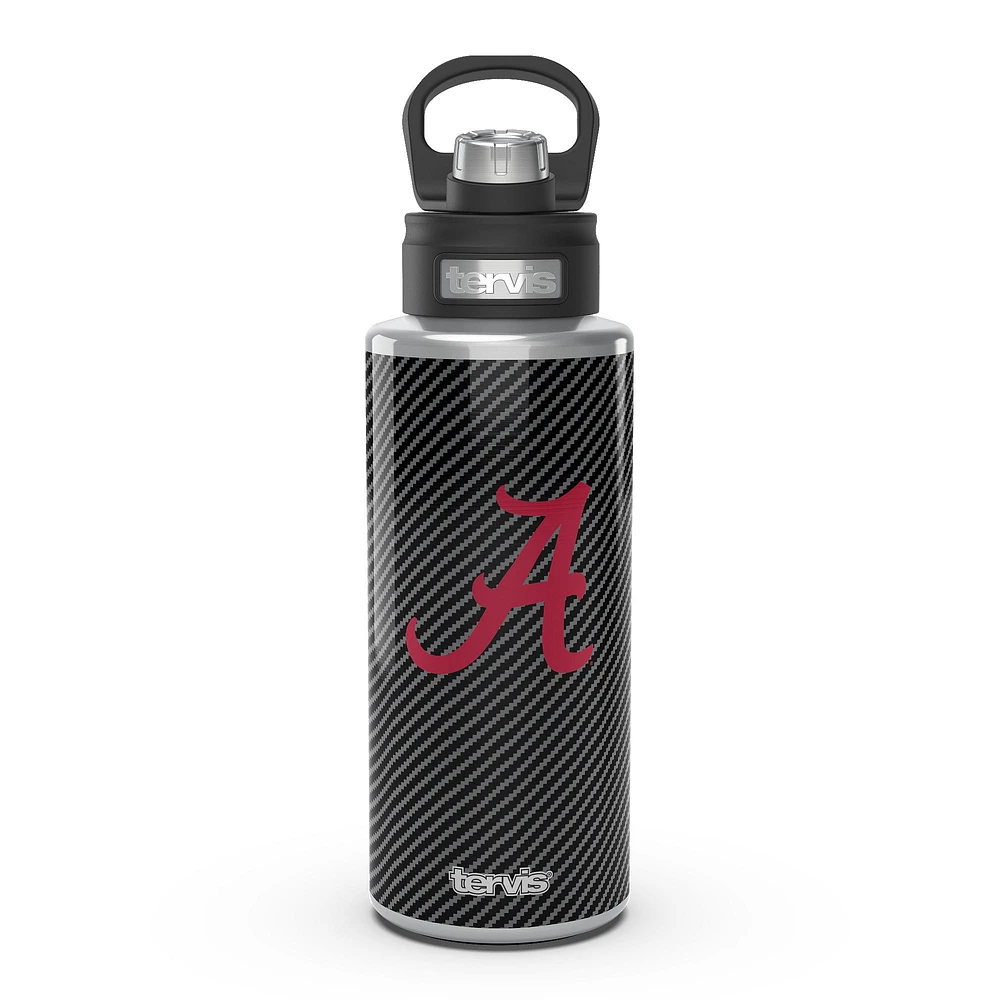 Tervis Alabama Crimson Tide 32oz. Carbon Fiber Wide Mouth Water Bottle