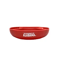 The Memory Company Alabama Crimson Tide 40oz. Glass Tumbler with Silicone Snack Tray