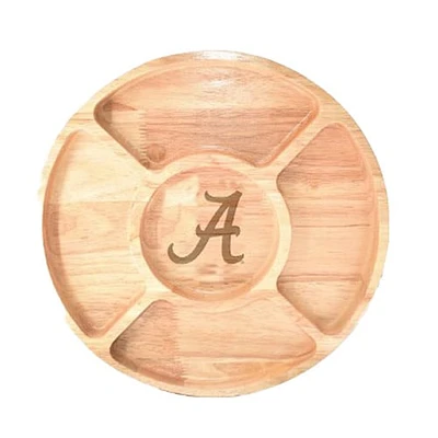 The Memory Company Alabama Crimson Tide Plateau de service pour copeaux de bois et trempette