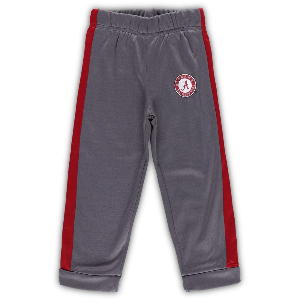 Toddler Colosseum Crimson/Gray Alabama Crimson Tide Shark Full-Zip Hoodie Jacket & Pants Set