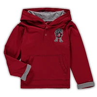 Ensemble sweat à capuche et pantalon de survêtement Colosseum Crimson/Heathered Grey Alabama Crimson Tide Poppies pour tout-petit