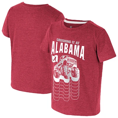 T-shirt pour tout-petits Colosseum Crimson Alabama Tide Crushing It