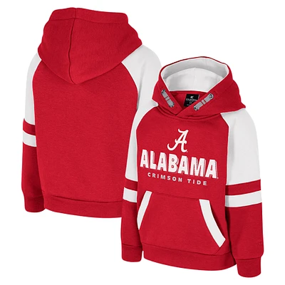 Sweat à capuche pour tout-petit Colosseum Crimson Alabama Tide