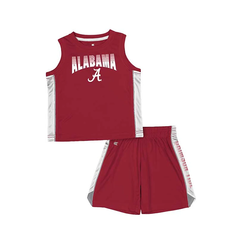 Ensemble débardeur et short Colosseum Crimson Alabama Tide Vecna ​​pour tout-petit