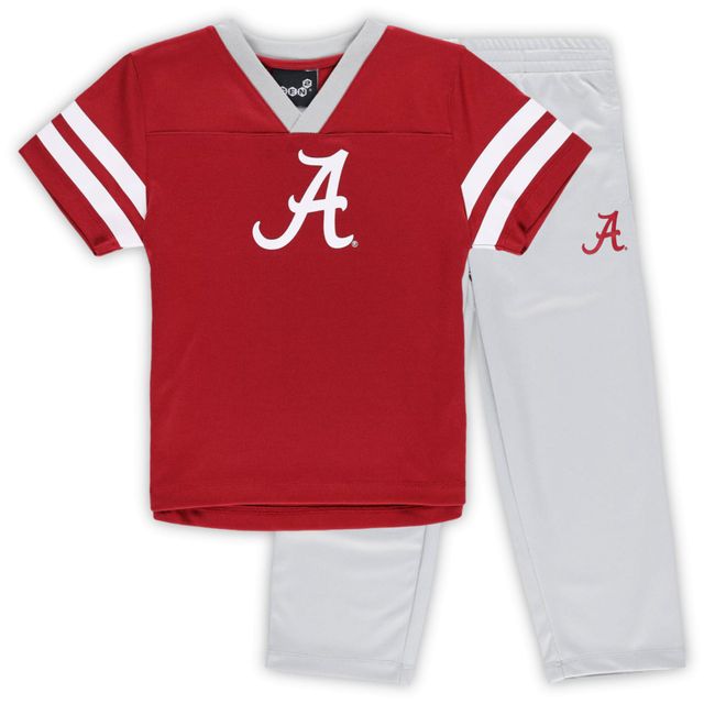 Crimson/Grey Alabama Crimson Tide Red Zone Ensemble maillot et pantalon pour tout-petits