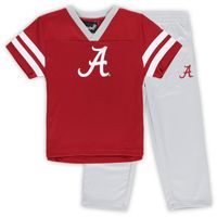 Toddler Crimson/Gray Alabama Crimson Tide Red Zone Jersey & Pants Set