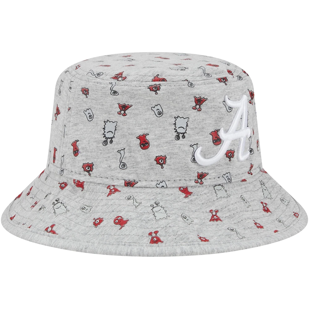 Toddler New Era  Heather Gray Alabama Crimson Tide Critter Bucket Hat