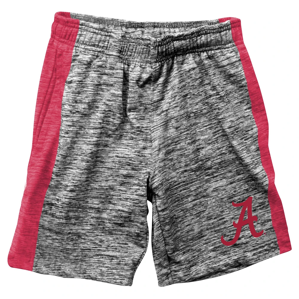 Toddler Wes & Willy  Crimson Alabama Tide/Charcoal T-Shirt Shorts Set